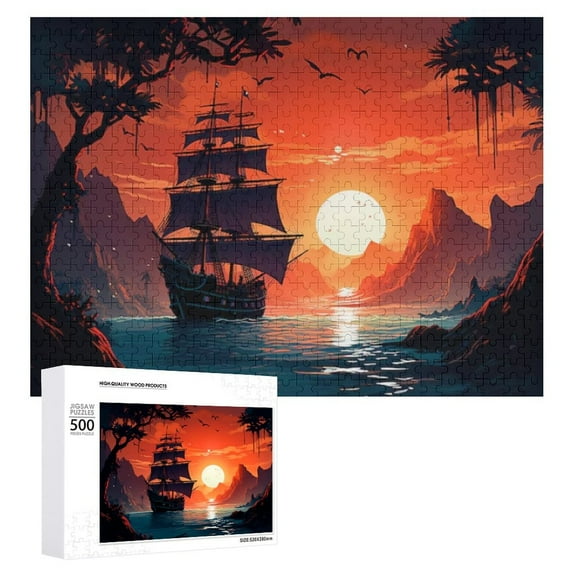 500 - Piece Natural Landscape Puzzle: A Puzzle - Packed Adventure for Adults on Game Nights. Piece Together the Beauty of Nature.