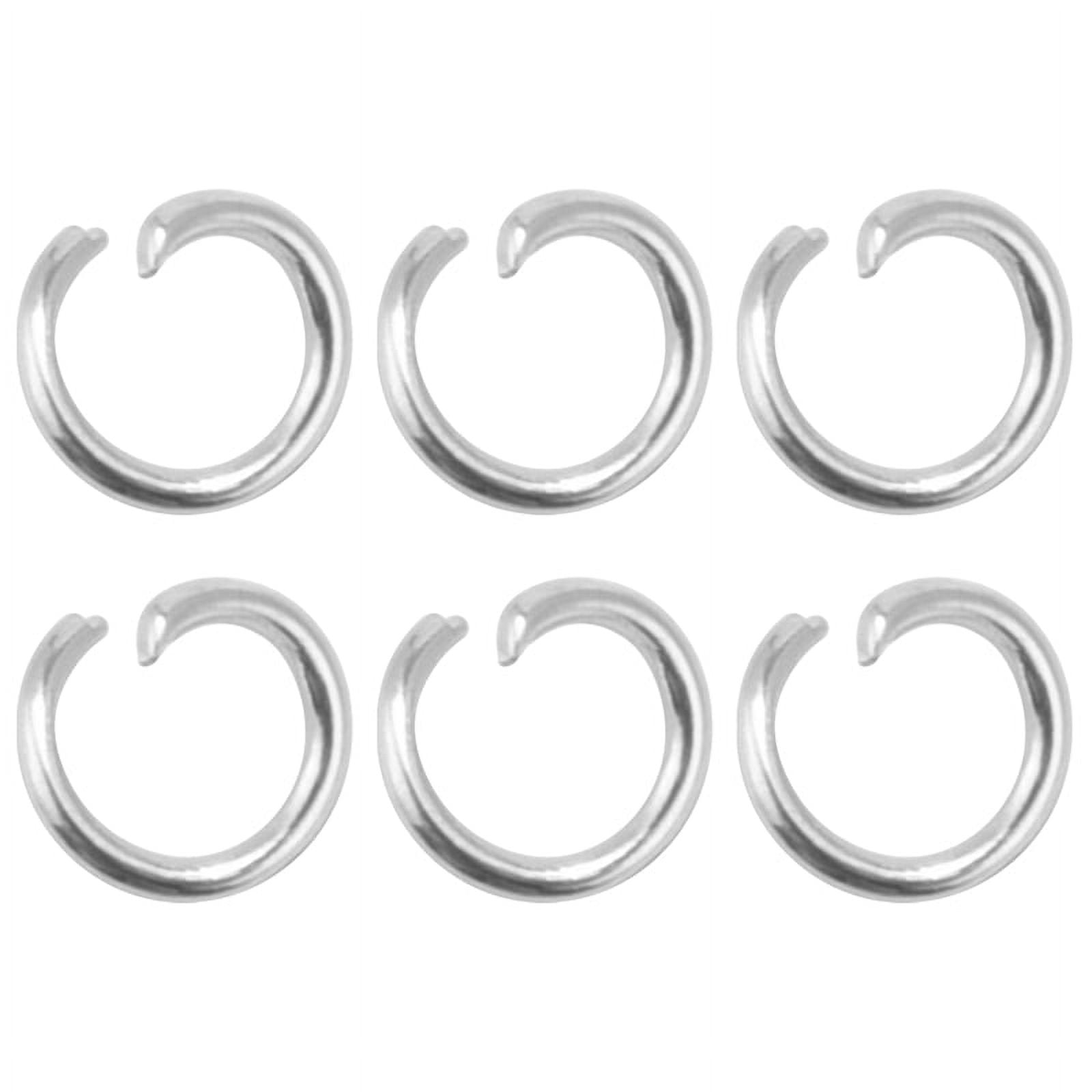 500Piece Open Jump Rings for Jewelry Making, 4mm, Silver silver