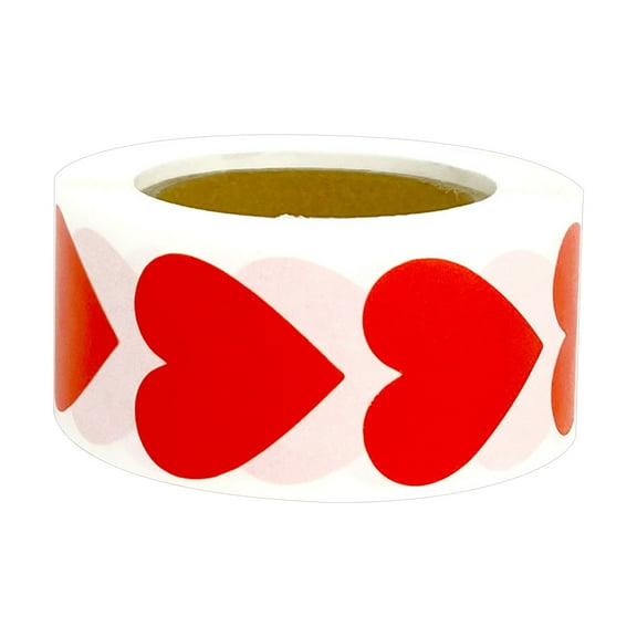 500-Piece Sticker Roll for Behavior Charts, DIY Crafts, Gifts & Classroom Rewards - Easy Peel & Stick on Paper, Plastic, Metal - Perfect for Teachers, Kids, Valentine's Day & Holiday Decorations