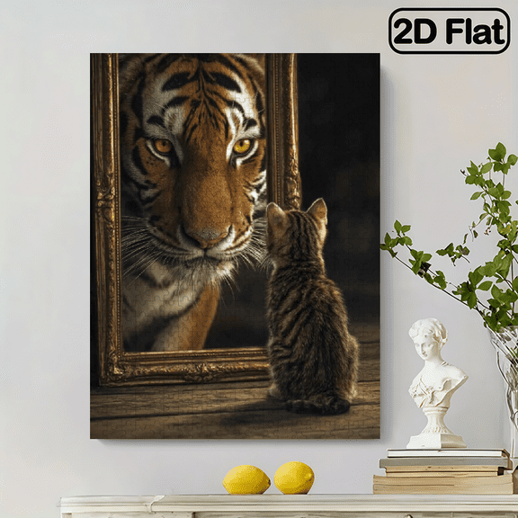 500 Piece Tiger and Cat Puzzle for Adults, Impossible Hard Difficult Challenging Puzzles for Adults