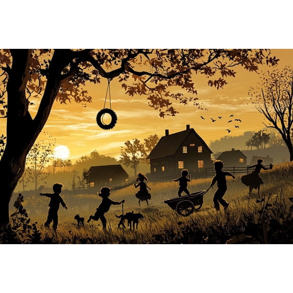 500 Piece Wood Puzzles for Adults Sunset Playtime Christmas Birthday Gifts for Adults Challenging Family Activity Great Gift Idea for Family Friends