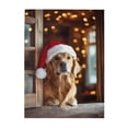 thumbnail image 1 of 500-Piece Wooden Jigsaw Puzzle for Adults - Dog Santa Hat Christmas Lights , Fun & Challenging Brain Teaser, Stylish Home Decor & Unique Gift, 1 of 7