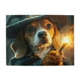 thumbnail image 1 of 500-Piece Wooden Jigsaw Puzzle for Adults - Wizard Dog Magic Hat Spell , Challenging Family Art Project, Unique Home Wall Decor Gift, 1 of 7