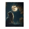 thumbnail image 1 of 500-Piece Wooden Jigsaw Puzzle for Adults - Wolf Howl Moon Stars Night , Interlocking Pieces with Guide Letters, Holiday Gift & Home Decor, 1 of 7