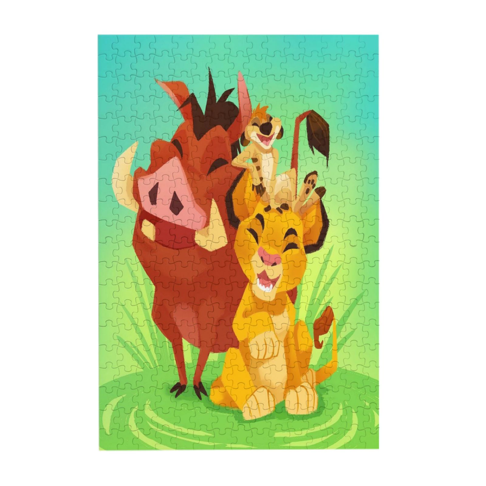 500 Piece Wooden Puzzles Lion Kin Jigsaw Puzzles for Adults Kids ...