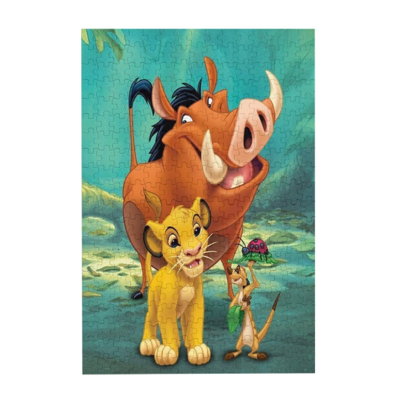 500 Piece Wooden Puzzles Lion Kin Jigsaw Puzzles for Adults Kids ...