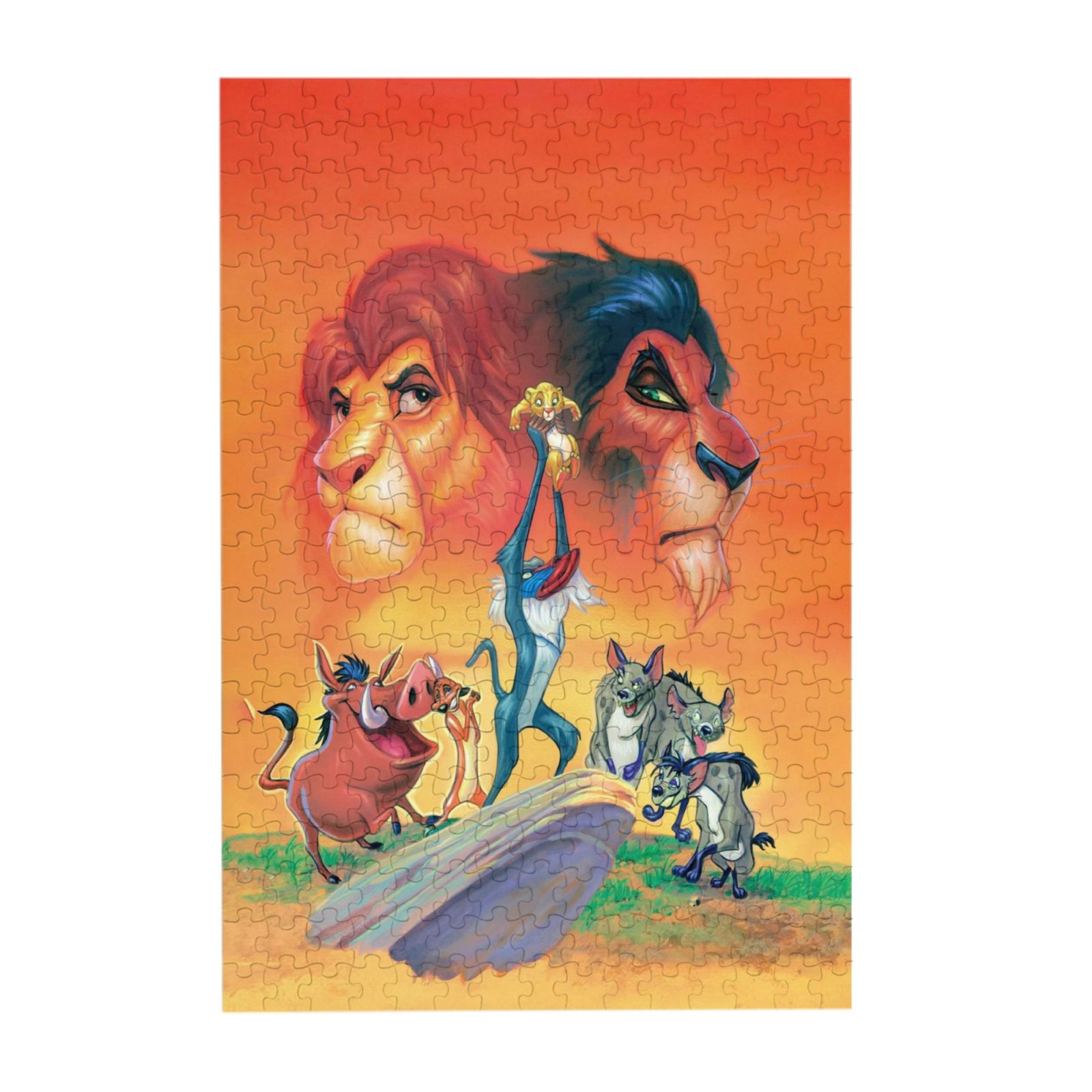 500 Piece Wooden Puzzles Lion Kin Jigsaw Puzzles for Adults Kids ...