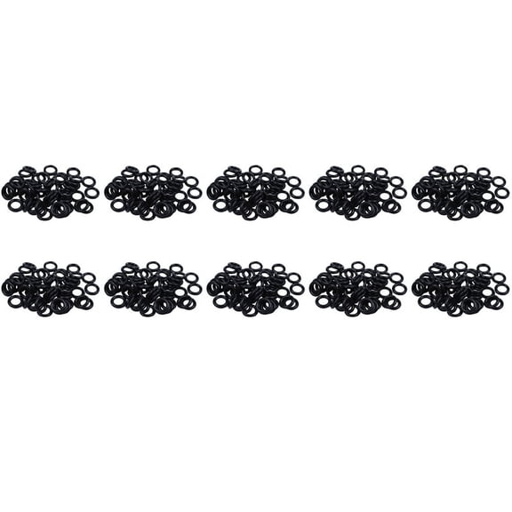 500 Pieces Black Nitrile Rubber O Ring Seals 12 mm x 2,5 mm x 7 mm