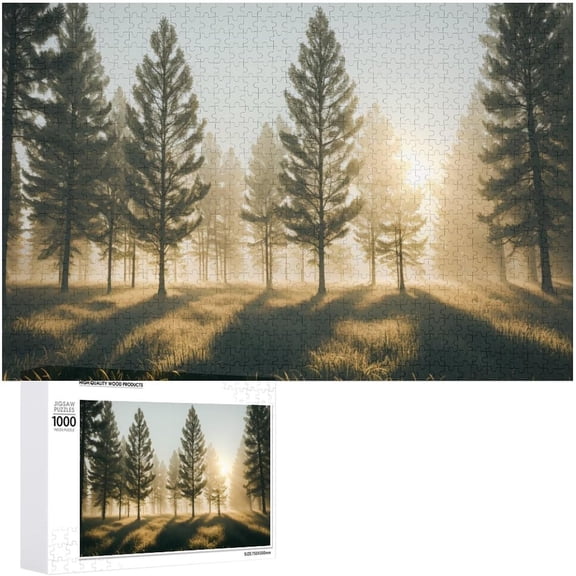 500 Pieces Forest Puzzle for Adults, 20.5"x15"  Night In Gift, High-End, Non-Repeating