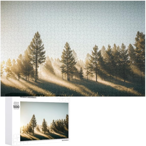 500 Pieces Forest Puzzle for Adults, 20.5"x15" – Premium Craftsmanship, Non-Repeating