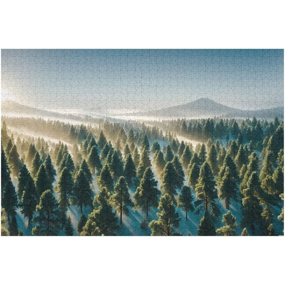 500 Pieces Forest Tree Puzzle for Adults, 20.5"x15"  Woodland Wonder, Premium Build
