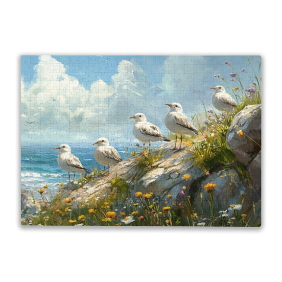 500 Pieces Jigsaw Puzzle For Adults And Teens Don't Disturb the Plovers Challenging educational toys entertainment retro home decoration gifts