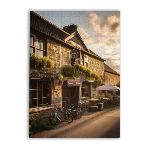 500 Pieces Jigsaw Puzzle For Adults And Teens The Farm Pub Suitable For Those Who Like Challenging Family Leisure And Entertainment Toys