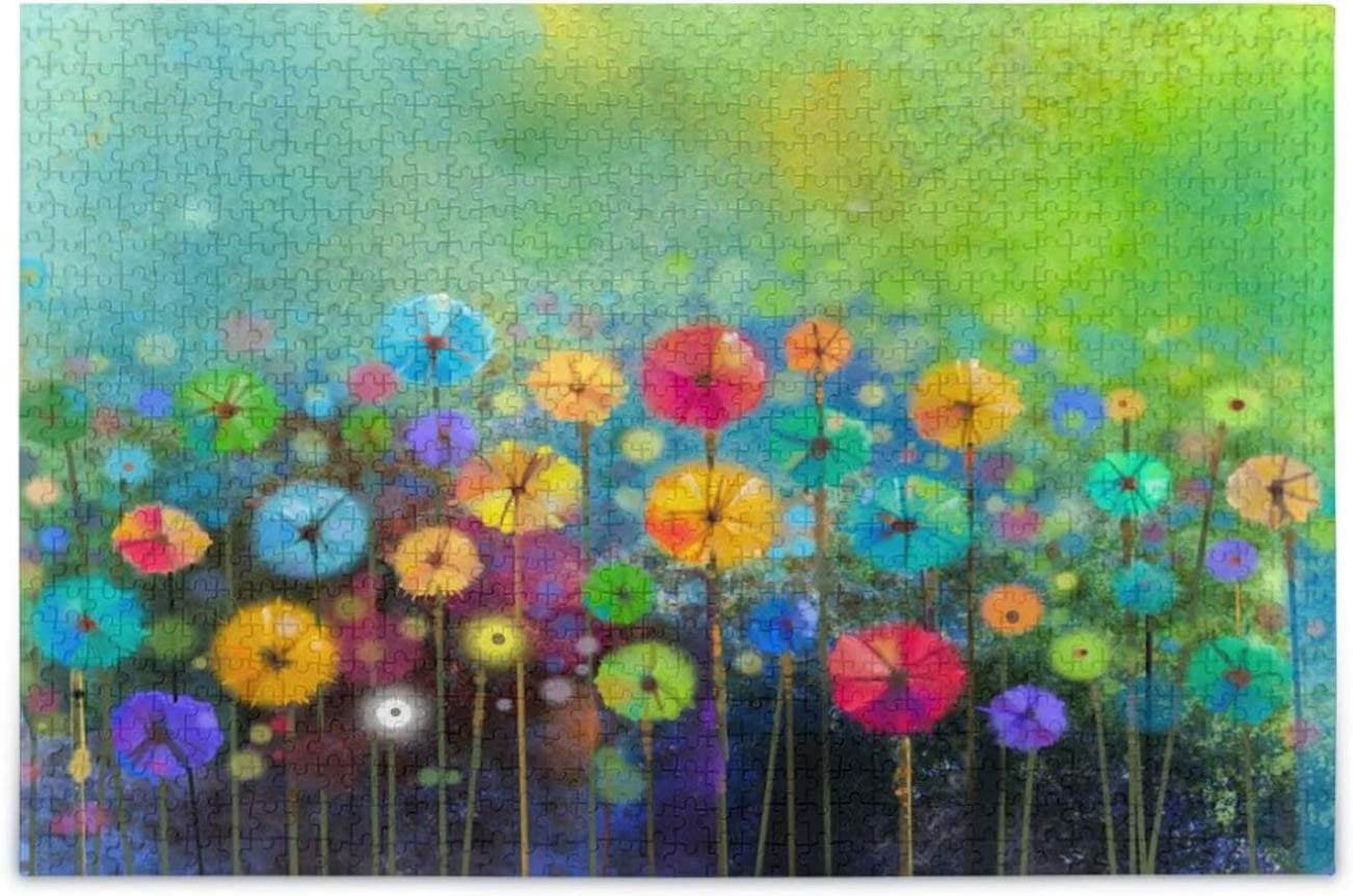 PosterPapaa 500 Piece Jigsaw Puzzle - 'Love Is All Around' Colorful Family Puzzle, 18x18 Inches (46x46 Cm)