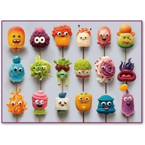 500 Pieces Jigsaw Puzzles for Adults and Kids Assorted Cupcake(Lollipop Monsters),Family or Children Jigsaw Puzzle Toys Puzzles Educational Games Stress Relieving Puzzles Unique Home Decor