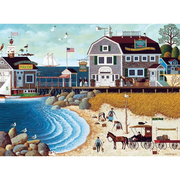 500 Pieces Jigsaw Puzzles for Adults Teens Charles Wysocki Fun Game Props Educational Toys Decompressing Intellectual Puzzles Gift for Easter Hallowen Christmas Birthday
