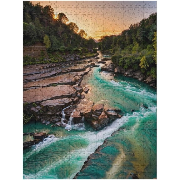 500 Pieces Jigsaw Puzzles Challenging Adult Suitable as Home Decoration for Bedroom Living Room Kitchen Bathroom Wall Decor Family Unzip Game or A to Develop Intelligence