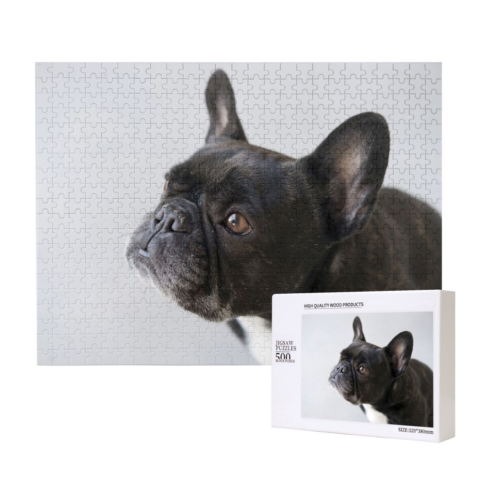 500 Pieces Jigsaw Puzzles Wooden Jigsaw Toy Family Game Wall Decor for