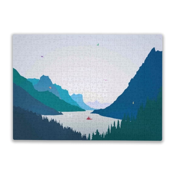 500 Pieces Puzzle For Adults St. Mary's Lake Large Educational Family Entertainment Toys Exquisite Gifts For Adults