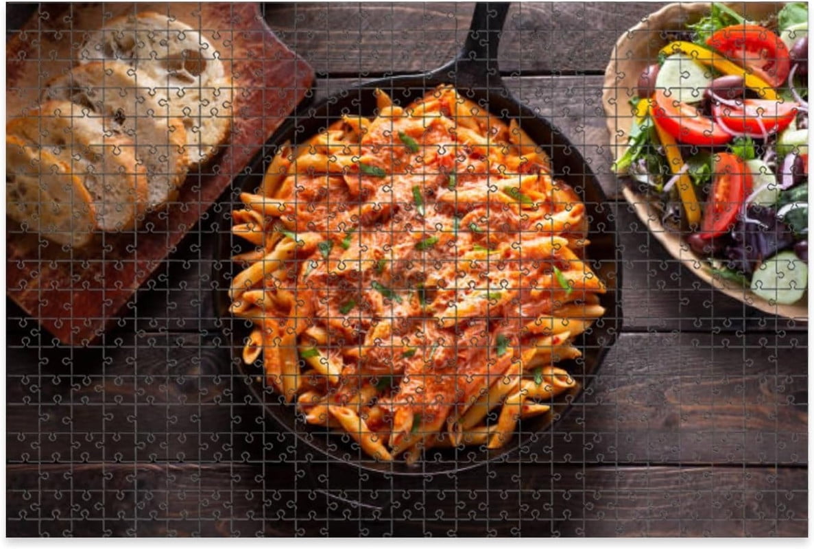 500 Pieces Puzzles Wooden Letter Area Design Sauce Puzzle Gifts For