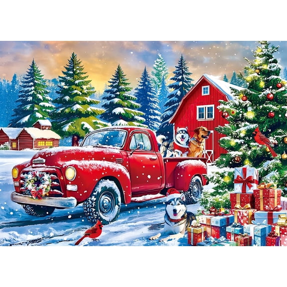 500 Pieces Jigsaw Puzzles for Adults - Christmas Puzzle
