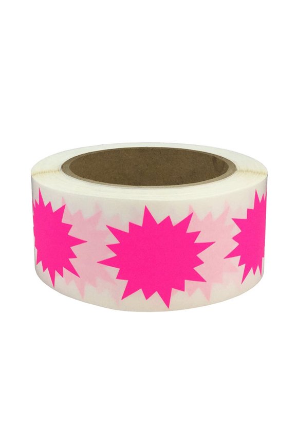 500 Pieces Rainbow Color Coding Labels Stickers Adhesive Fluorescent Stickers for Embossing Gift Box Sealing Labels