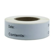 500 Pieces Removable Food Freezer Labels, 1 x 3 Inch Food Storage Freezer Sticker Removable Refrigerator Freezer Labels