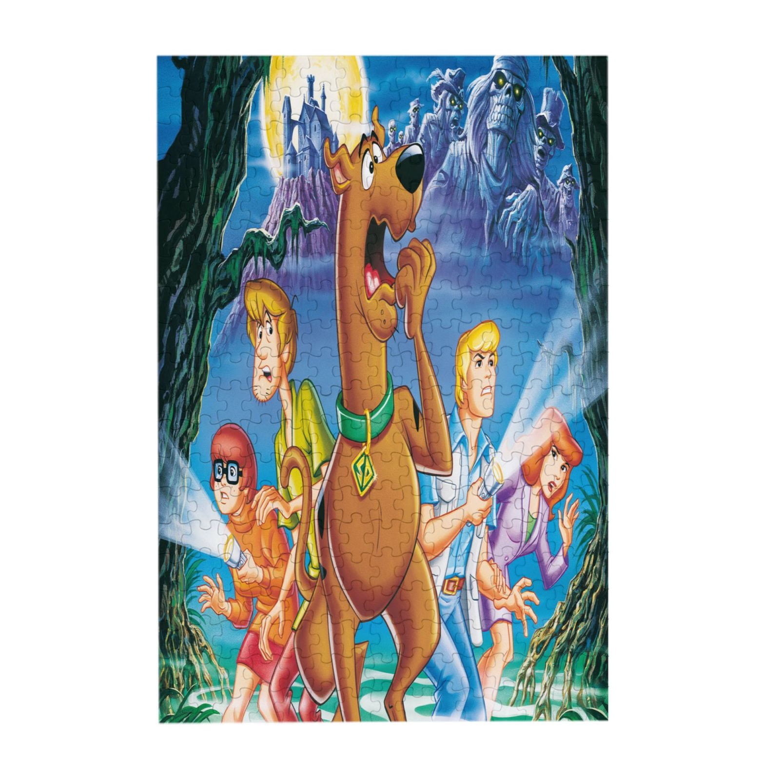 Scooby-Doo Haunted House 500-Piece Jigsaw Puzzle For Adults - 16x21.5 Inches, Officially Licensed