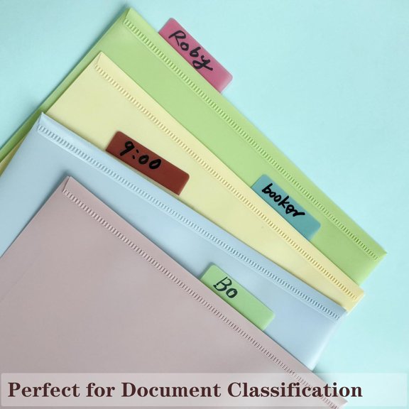 500 Pieces Tabs 2 Inch Sticky Index Tabs, Writable and Repositionable File Tabs Flags Colored Page Markers Labels for Reading Notes, Books and Classify Files, 21 Sets 10 Colors (Index Tabs)