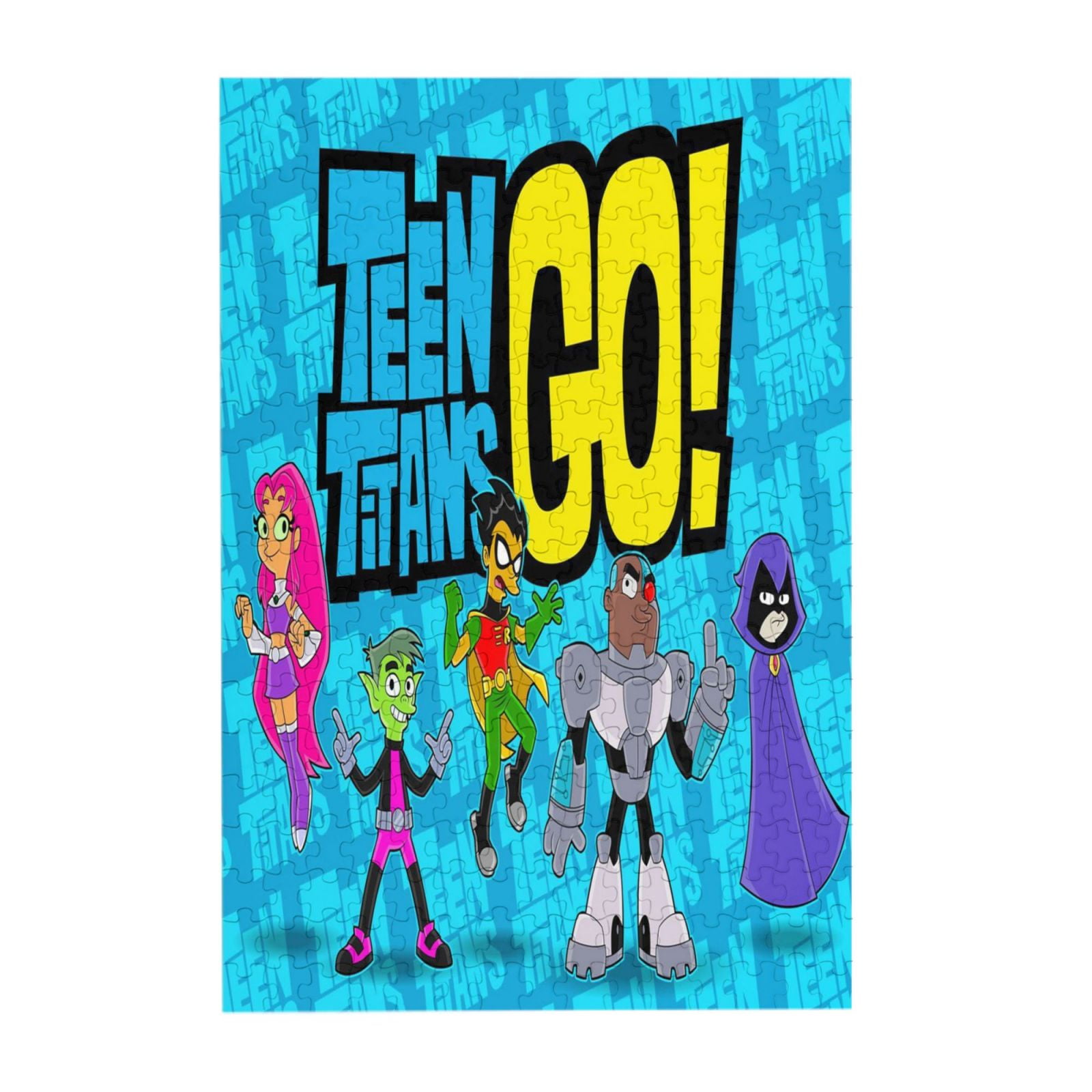 500 Pieces Teen Titans Go Jigsaw Puzzles For Adults Cartoon Wooden 