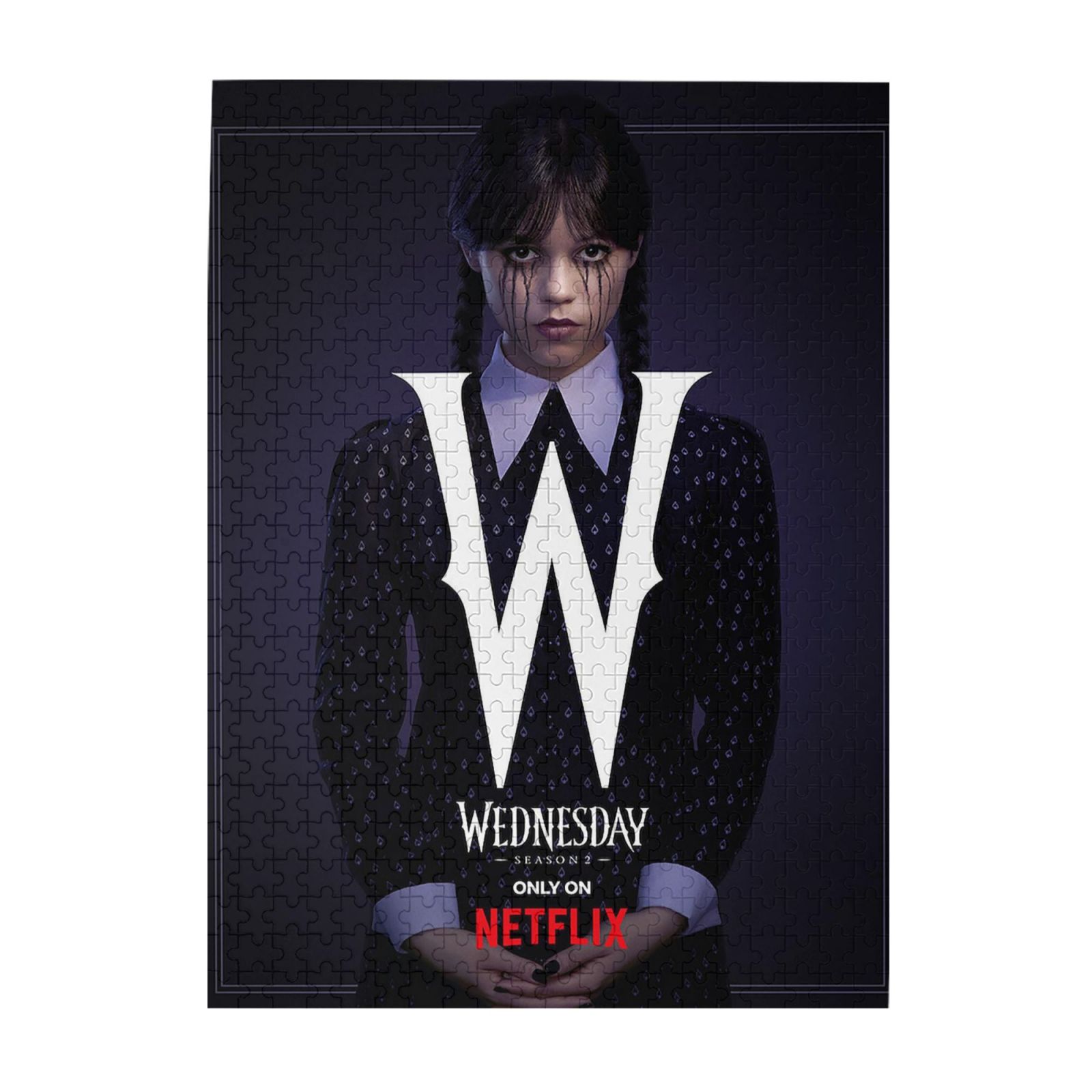 500 Pieces Wednesday Addams Puzzles Cartoon Wooden Puzzle Large Puzzle ...