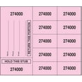 thumbnail image 1 of 500 Pink Chinese Auction Tickets (2 Stub Choices) (10 Bid Numbers per Sheet, Stub w/ "Buyer's Name, Phone & Email"), 1 of 4