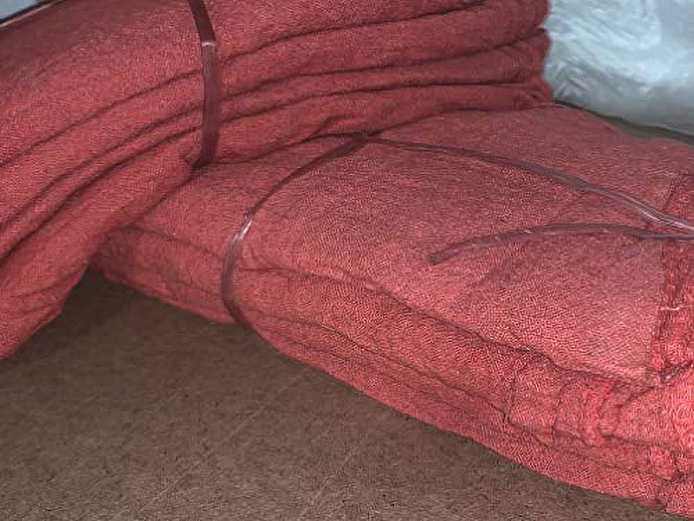 500 Red Shop Towels/Mechanics Rags/Shop Rag/Oil Change Rag Grade B ...