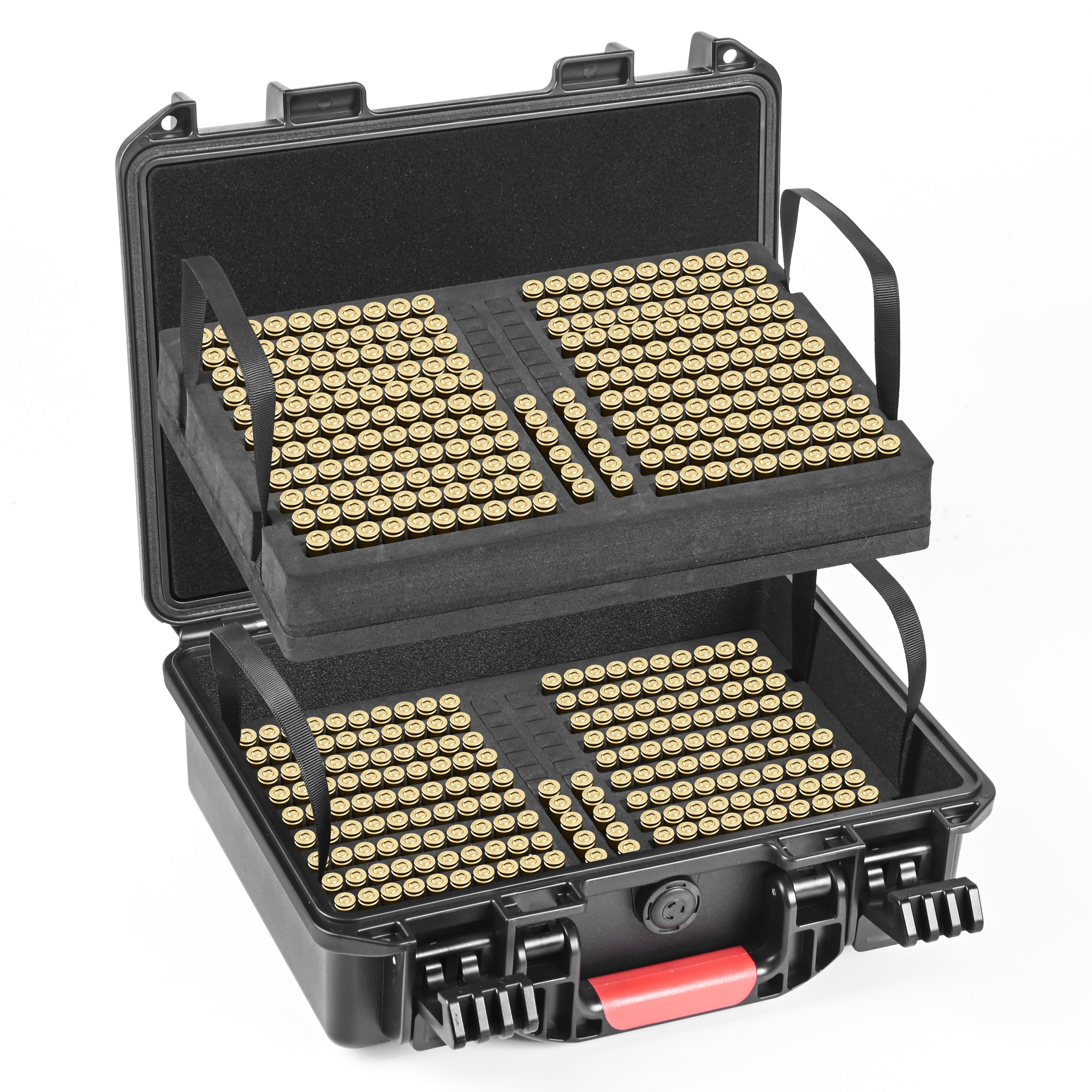 500 Round 9mm Ammo Case, Optimized for Speed Loader Use 9mm Ammo ...