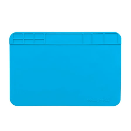 500℃ Silicone Soldering Mat, Large Antistatic Magnetic Electronic Repair Work Mat Soldering Station