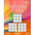 thumbnail image 1 of 500+ Sudoku Puzzle Book for Adults Easy Medium Hard: Sudoku Variation, Big Book of 9x9 Irregular Sudoku Puzzles, Easy, Medium to Hard Level, Tons of C, 1 of 1