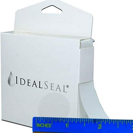 500 Super Gloss Clear Round Stickers (With Dispenser Box) Clear Retail Package Seals Mailing Seals Envelope Seals(1 Roll Per Box) USA