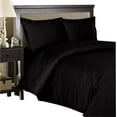 thumbnail image 1 of 500 TC 100% Egyptian Cotton Premium Duvet Cover Zipper Closur Ultra Soft Durable and Fade Resistant Color Black Stripesize King, 1 of 5