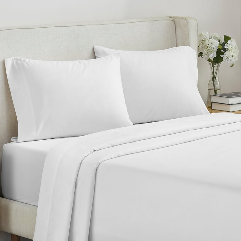 LANE LINEN 100% Organic Cotton Full Size Bed Sheets, Super Soft Long Staple  Cotton Bed Sheets Full Size, Percale Weave Bedding Sheets and Pillowcases