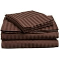 thumbnail image 1 of 500 Thread Count 4 Piece Quality Sheet Set 30 Inch Deep Pocket 100% Egyptian Cotton Color Colclate Stripe Size Twin XL, 1 of 4
