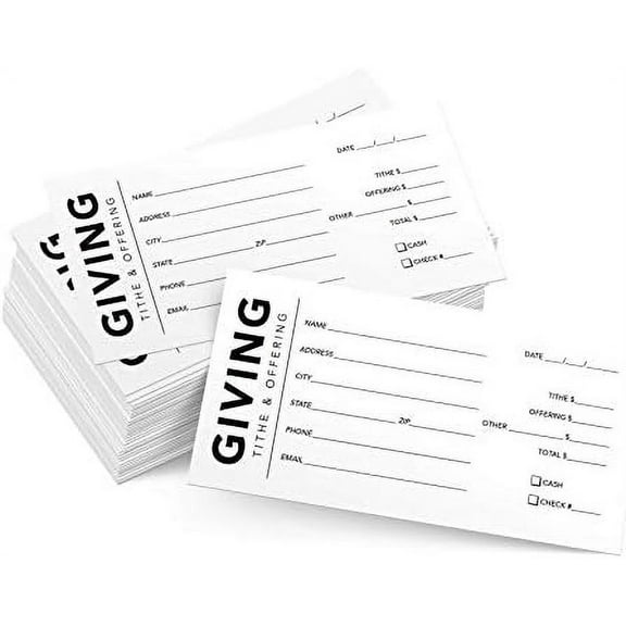 500 Tithes and Offering Envelopes for Church | Tithe Envelopes for Church | USA Company | Giving Theme$$Office