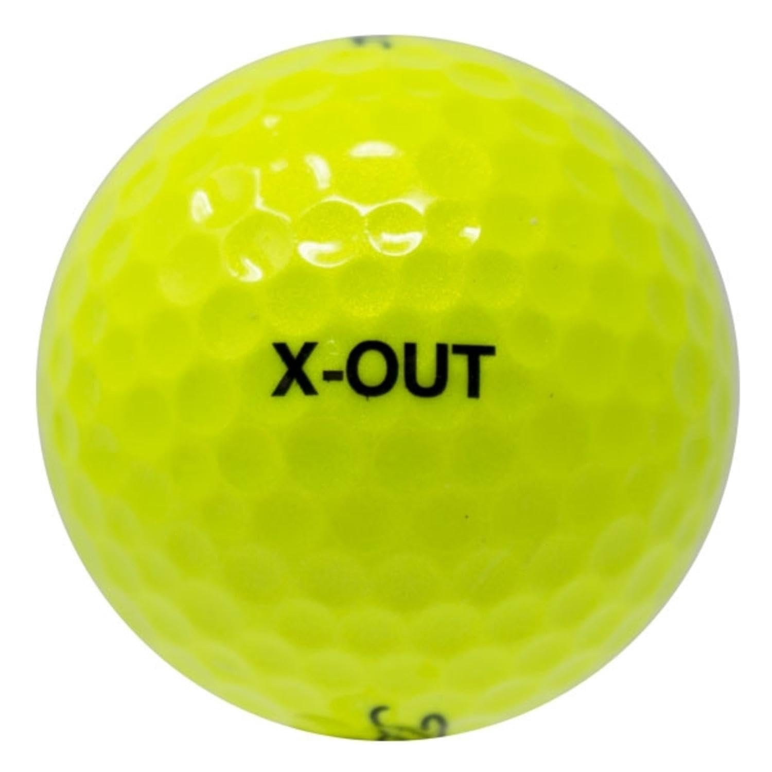 Pre-Owned LostGolfBalls - 500 Yellow Titleist X-Out Golf Balls in Pristine Condition Quality, No Logos, No Player Markings, Recycled Used Golf Balls, Perfect Condition, Unreal Value, Yellow