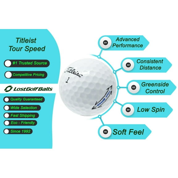 500 Titleist TruFeel Golf Balls in Near Mint Condition, AAAA Quality, Recycled Used Golf Balls, Bulk, Best Value Golf Balls, White