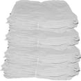 500 White Bleached Shop Towels, Mechanics Rags, Industrial, Oil Change