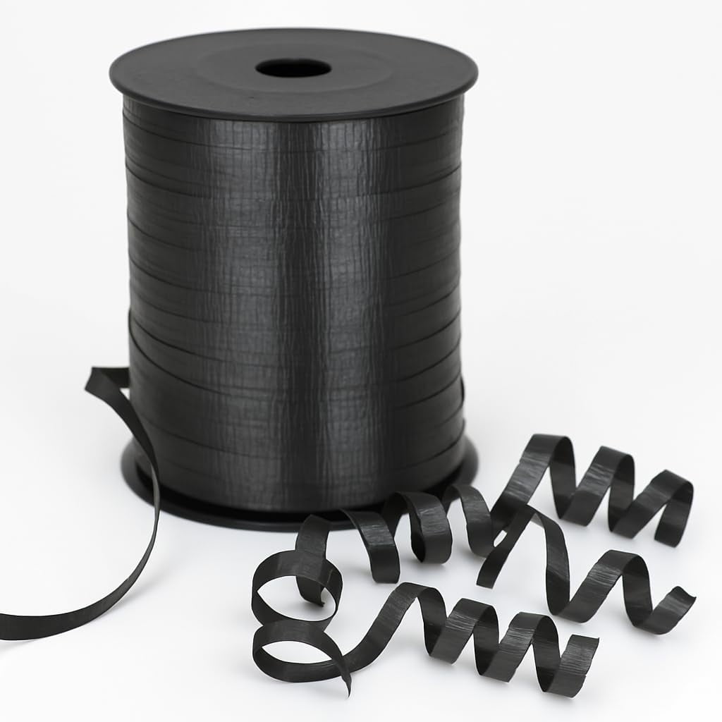 500 Yards Black Curling Ribbon/Balloon Ribbon/Balloon Strings/Gift Wrapping Ribbons Supplies
