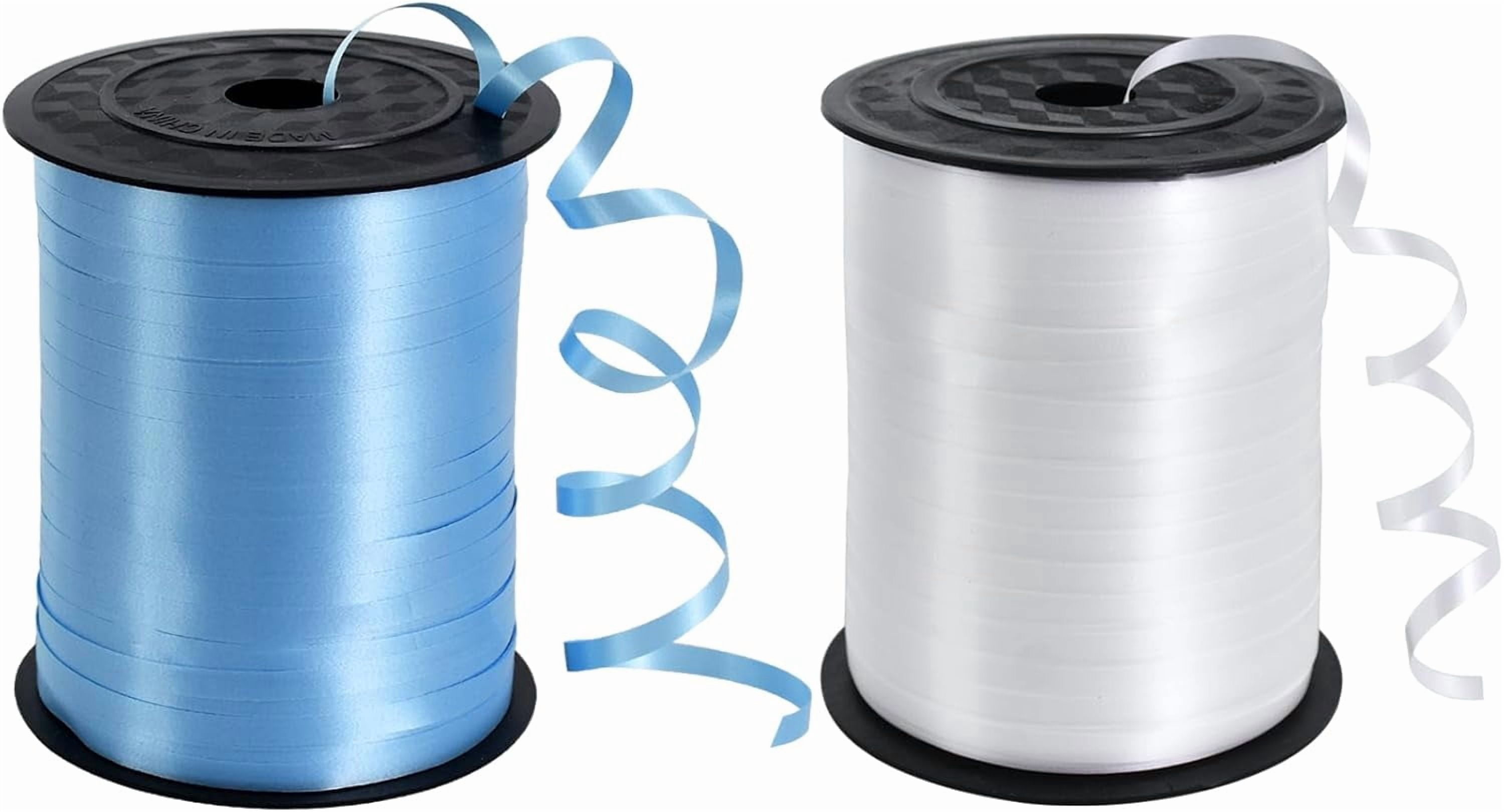 500 Yards Blue and White Curling Ribbon Balloon String - Walmart.com