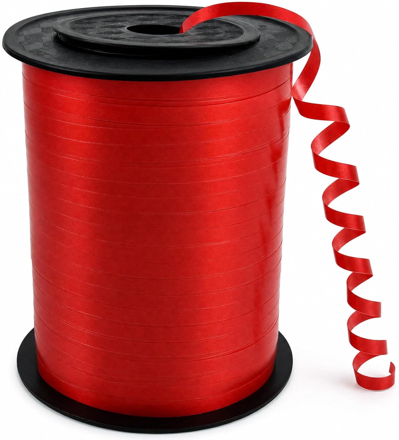 500 Yards Bright Red Curling Ribbon Metallic Party Balloon String ...