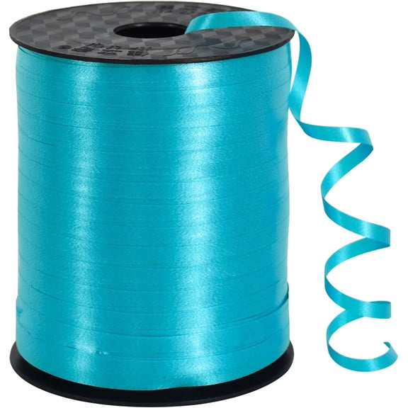 500 Yards Curling Ribbon-Balloon Ribbon-Balloon String for Art&Craft Decor,Gift Wrapping,Ribbons and Bows for Wedding Christmas New Year Birthday Gifts Graduation Supplies (Teal Blue)