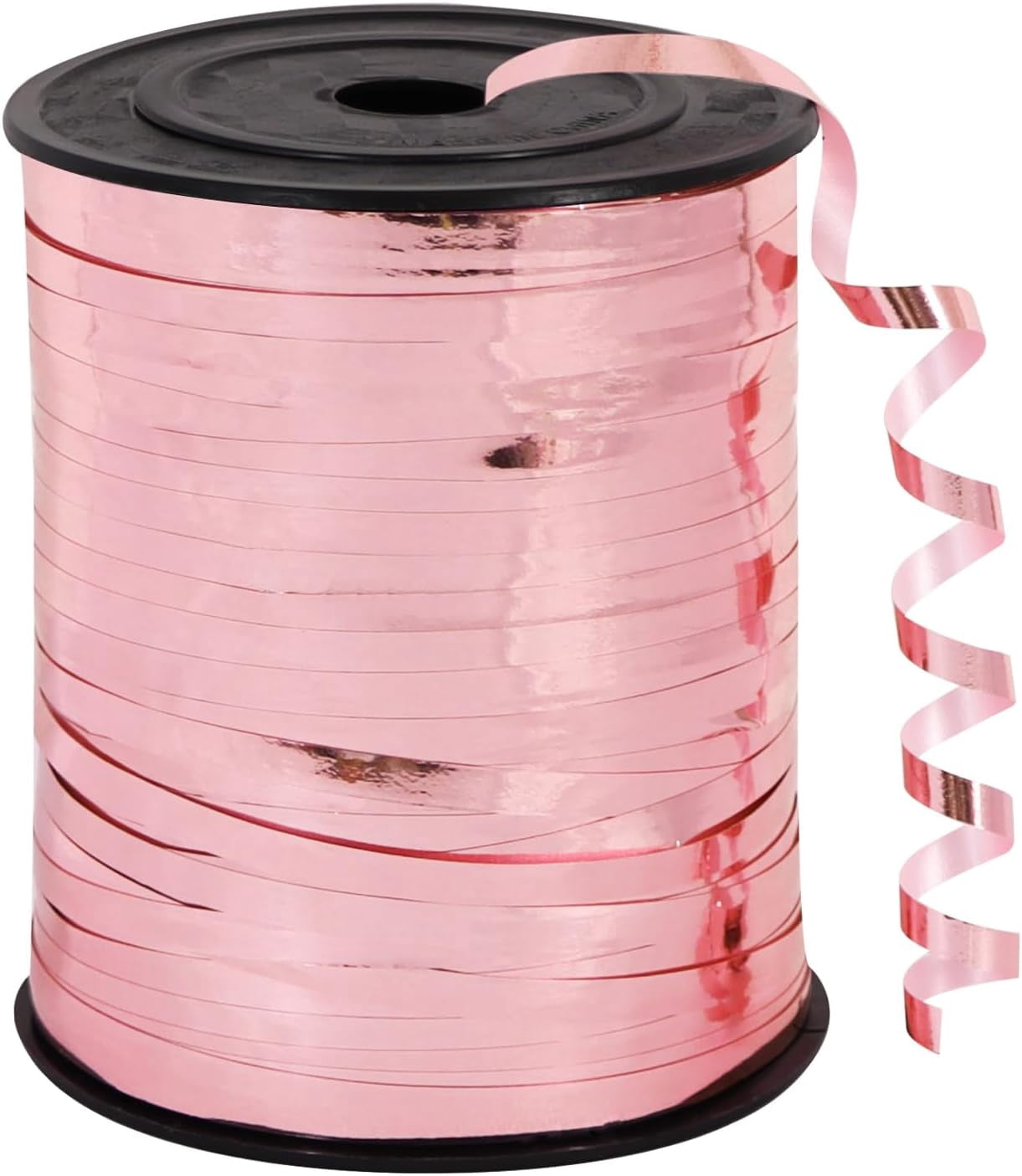 500 Yards Curling Ribbon-Balloon Ribbon-Shiny Rose Gold Metallic String ...