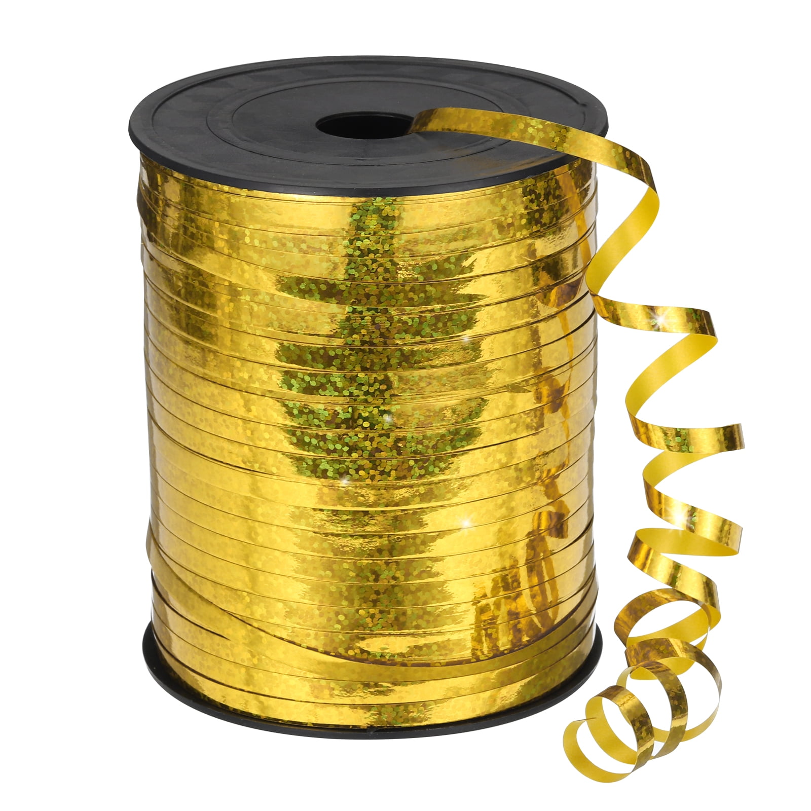 500 Yards Glitter Curling Ribbon Crimped Balloon String Metallic 3/16 ...